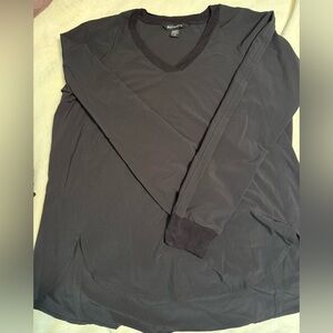 Athleta Black V-Neck Long Sleeve Tunic Top